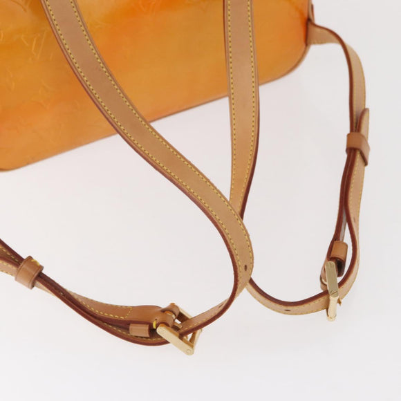 LOUIS VUITTON Monogram Vernis Marley Backpack Yellow M91040 LV Auth 160551
