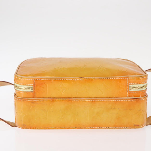 LOUIS VUITTON Monogram Vernis Marley Backpack Yellow M91040 LV Auth 160551