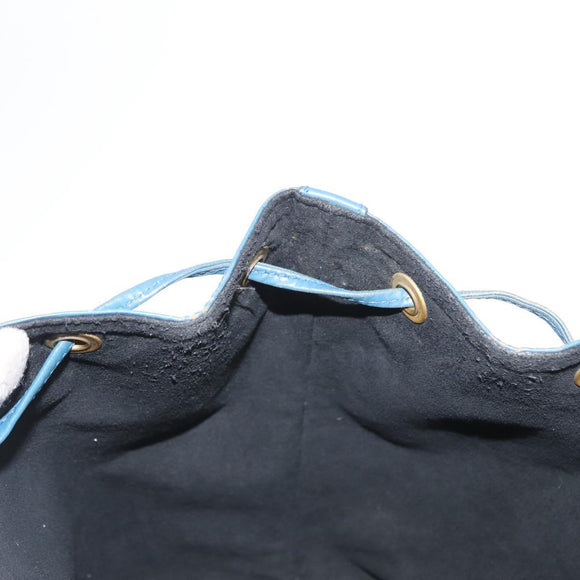 LOUIS VUITTON Epi Petit Noe Shoulder Bag Blue M44105 LV Auth 160554