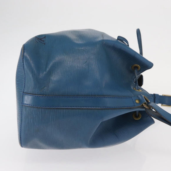LOUIS VUITTON Epi Petit Noe Shoulder Bag Blue M44105 LV Auth 160554