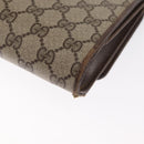 GUCCI GG Supreme Shoulder Bag PVC Beige Gold 904 02 050 Auth 160557-16