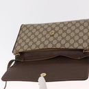 GUCCI GG Supreme Shoulder Bag PVC Beige Gold 904 02 050 Auth 160557-10