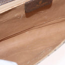 GUCCI GG Supreme Shoulder Bag PVC Beige Gold 904 02 050 Auth 160557-11