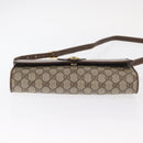 GUCCI GG Supreme Shoulder Bag PVC Beige Gold 904 02 050 Auth 160557-5