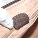 GUCCI GG Supreme Web Sherry Line Shoulder Bag PVC Beige Gold Auth 160559-12