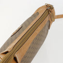 GUCCI Micro GG Supreme Shoulder Bag PVC Beige Gold Auth 160560-6