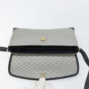 GUCCI Micro GG Supreme Sherry Line Bag PVC Navy Gold 001 14 5364 Auth 160562-18