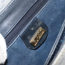 GUCCI Micro GG Supreme Sherry Line Bag PVC Navy Gold 001 14 5364 Auth 160562-19