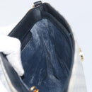 GUCCI Micro GG Supreme Sherry Line Bag PVC Navy Gold 001 14 5364 Auth 160562-20