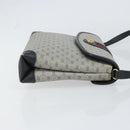 GUCCI Micro GG Supreme Sherry Line Bag PVC Navy Gold 001 14 5364 Auth 160562-3
