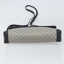 GUCCI Micro GG Supreme Sherry Line Bag PVC Navy Gold 001 14 5364 Auth 160562-5