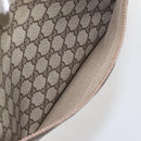 GUCCI GG Supreme Web Sherry Line Tote Bag PVC Beige Red Auth 160567-20