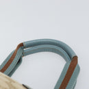 GUCCI GG Canvas Hand Bag Beige Silver 131228 Auth 160569-8
