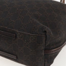 GUCCI GG Canvas Shoulder Bag Brown 101341 Auth 160570-9
