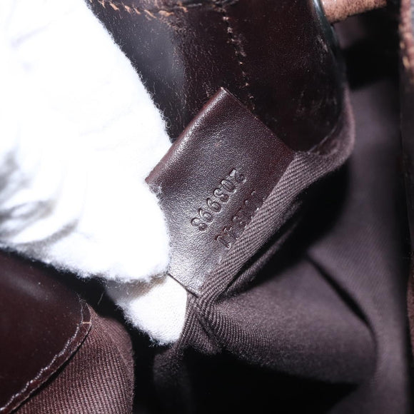 GUCCI GG Canvas Shoulder Bag Brown 101341 Auth 160570