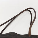 GUCCI GG Canvas Shoulder Bag Brown 101341 Auth 160570-8