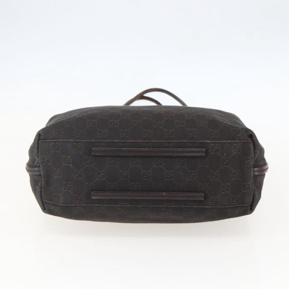 GUCCI GG Canvas Shoulder Bag Brown 101341 Auth 160570