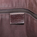 GUCCI GG Canvas Web Sherry Line Tote Bag Beige Red 163805 Auth 160574-17
