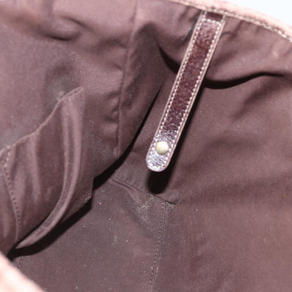 GUCCI GG Canvas Web Sherry Line Tote Bag Beige Red 163805 Auth 160574