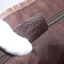 GUCCI GG Canvas Web Sherry Line Tote Bag Beige Red 163805 Auth 160574-12