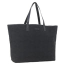 GUCCI Tote Bag Canvas Outlet Black Gold 238696 Auth 160577-1