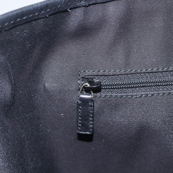 GUCCI Tote Bag Canvas Outlet Black Gold 238696 Auth 160577