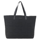 GUCCI Tote Bag Canvas Outlet Black Gold 238696 Auth 160577-2
