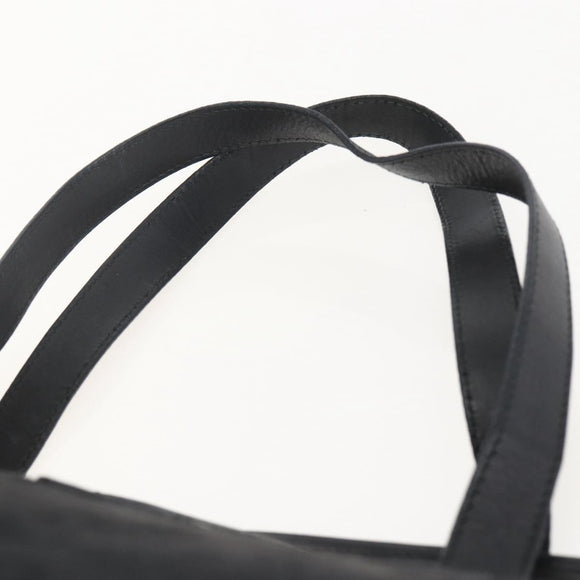 GUCCI Tote Bag Canvas Outlet Black Gold 238696 Auth 160577