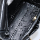 GUCCI Bamboo Hand Bag Leather 2way Black Gold 000 2122 0316 Auth 160580-17