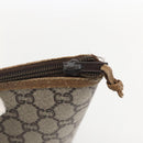 GUCCI GG Plus Supreme Web Sherry Line Tote Bag PVC Beige Gold Auth 160582-14