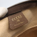 GUCCI GG Plus Supreme Web Sherry Line Tote Bag PVC Beige Gold Auth 160582-16