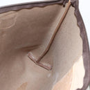 GUCCI GG Plus Supreme Web Sherry Line Tote Bag PVC Beige Gold Auth 160582-18