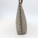 GUCCI GG Plus Supreme Web Sherry Line Tote Bag PVC Beige Gold Auth 160582-4