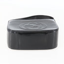 GUCCI Hand Bag Enamel Black Silver 007 0249 Auth 160583-9