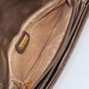 GUCCI GG Supreme Clutch Bag PVC Beige Gold 004 106 0024 Auth 160587-20