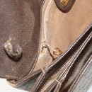 GUCCI GG Supreme Clutch Bag PVC Beige Gold 004 106 0024 Auth 160587-21