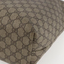 GUCCI GG Supreme Tote Bag PVC Beige Gold 189896 Auth 160589-9