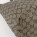 GUCCI GG Supreme Tote Bag PVC Beige Gold 189896 Auth 160589-14