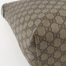 GUCCI GG Supreme Tote Bag PVC Beige Gold 189896 Auth 160589-16