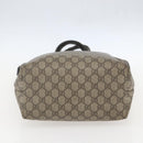 GUCCI GG Supreme Tote Bag PVC Beige Gold 189896 Auth 160589-5