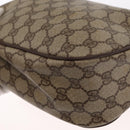 GUCCI GG Supreme Web Sherry Line Bag PVC Beige Gold 001 904 2032 Auth 160592-13