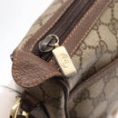 GUCCI GG Supreme Web Sherry Line Bag PVC Beige Gold 001 904 2032 Auth 160592-14
