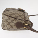 GUCCI GG Supreme Web Sherry Line Bag PVC Beige Gold 001 904 2032 Auth 160592-4