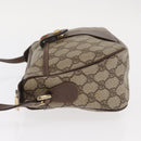 GUCCI GG Supreme Web Sherry Line Bag PVC Beige Gold 001 904 2032 Auth 160592-5