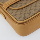 GUCCI Micro GG Supreme Shoulder Bag PVC Beige Gold Auth 160593-11