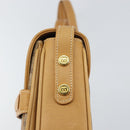 GUCCI Micro GG Supreme Shoulder Bag PVC Beige Gold Auth 160593-14