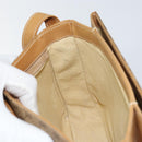 GUCCI Micro GG Supreme Shoulder Bag PVC Beige Gold Auth 160593-19