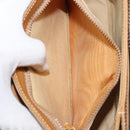 GUCCI Micro GG Supreme Shoulder Bag PVC Beige Gold Auth 160593-22