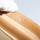 GUCCI Micro GG Supreme Shoulder Bag PVC Beige Gold Auth 160593-24