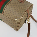 GUCCI Micro GG Supreme Web Sherry Line Tasche PVC Beige 002 58 4422 Auth 160595-16